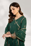 3 Piece Embroidered Cotton Net Suit