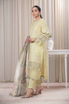 3 Piece Dyed Self Jacquard Suit