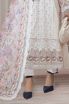 3 Piece Embroidered Dobby Suit