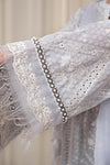 3 Piece Embroidered Self Jacquard Suit