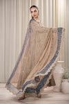 3 Piece Embroidered Jacquard Broshia Suit