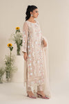 3 Piece Embroidered Organza Suit
