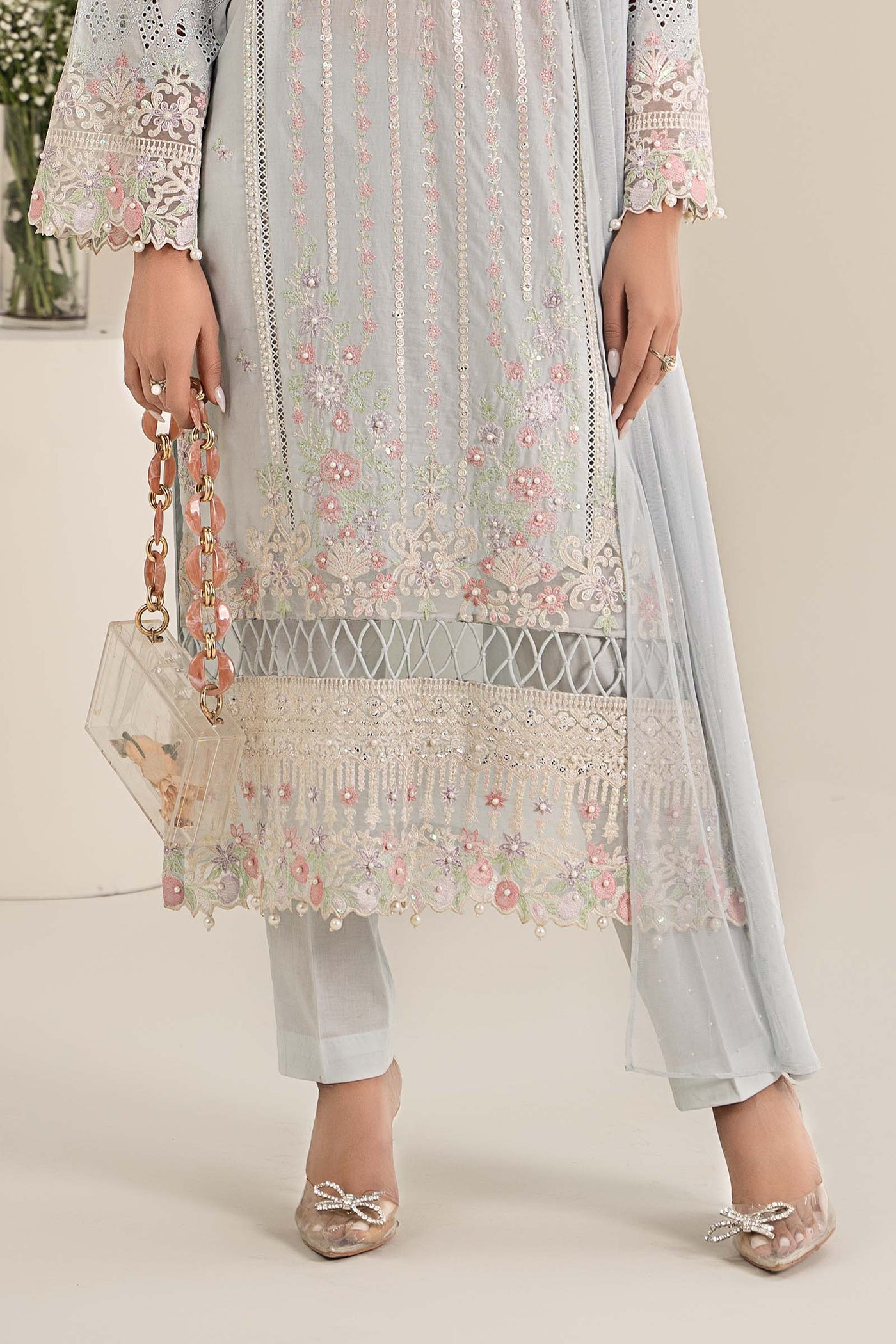 3 Piece Embroidered Lawn Suit