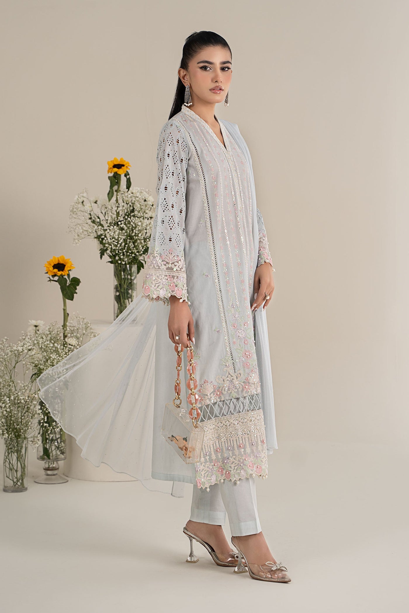 3 Piece Embroidered Lawn Suit