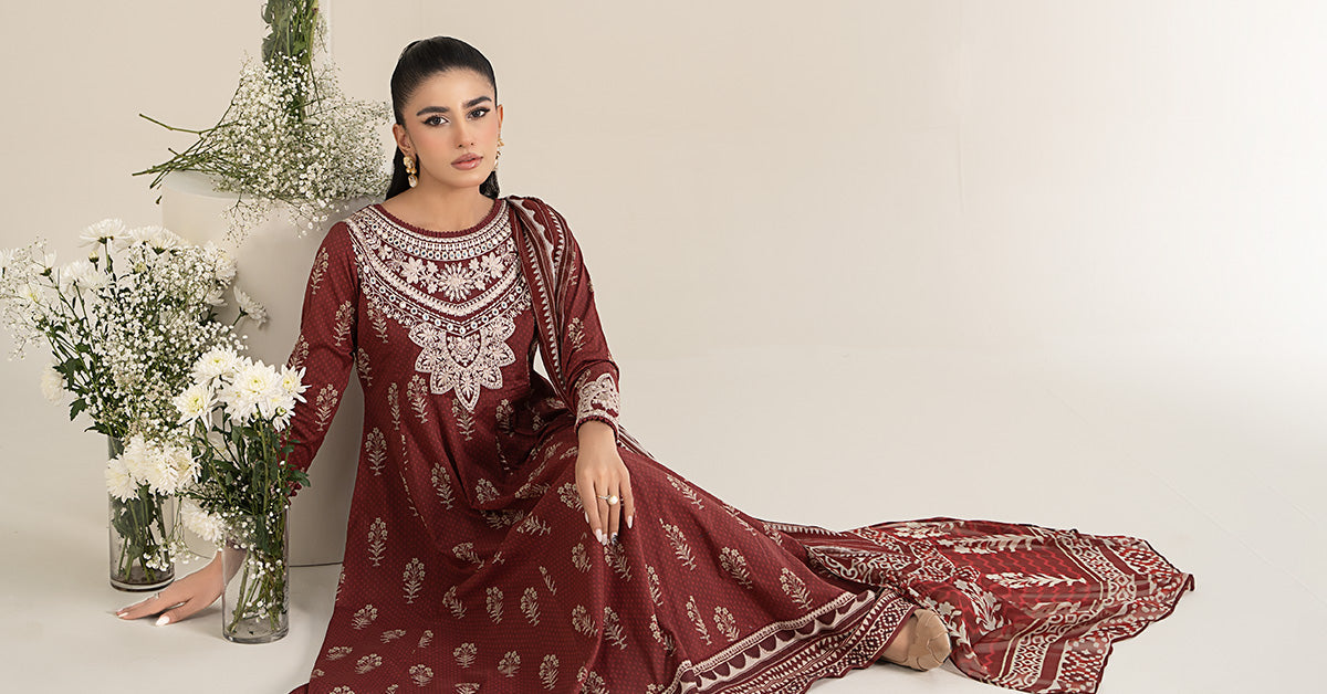 3 Piece Printed Lawn Suit