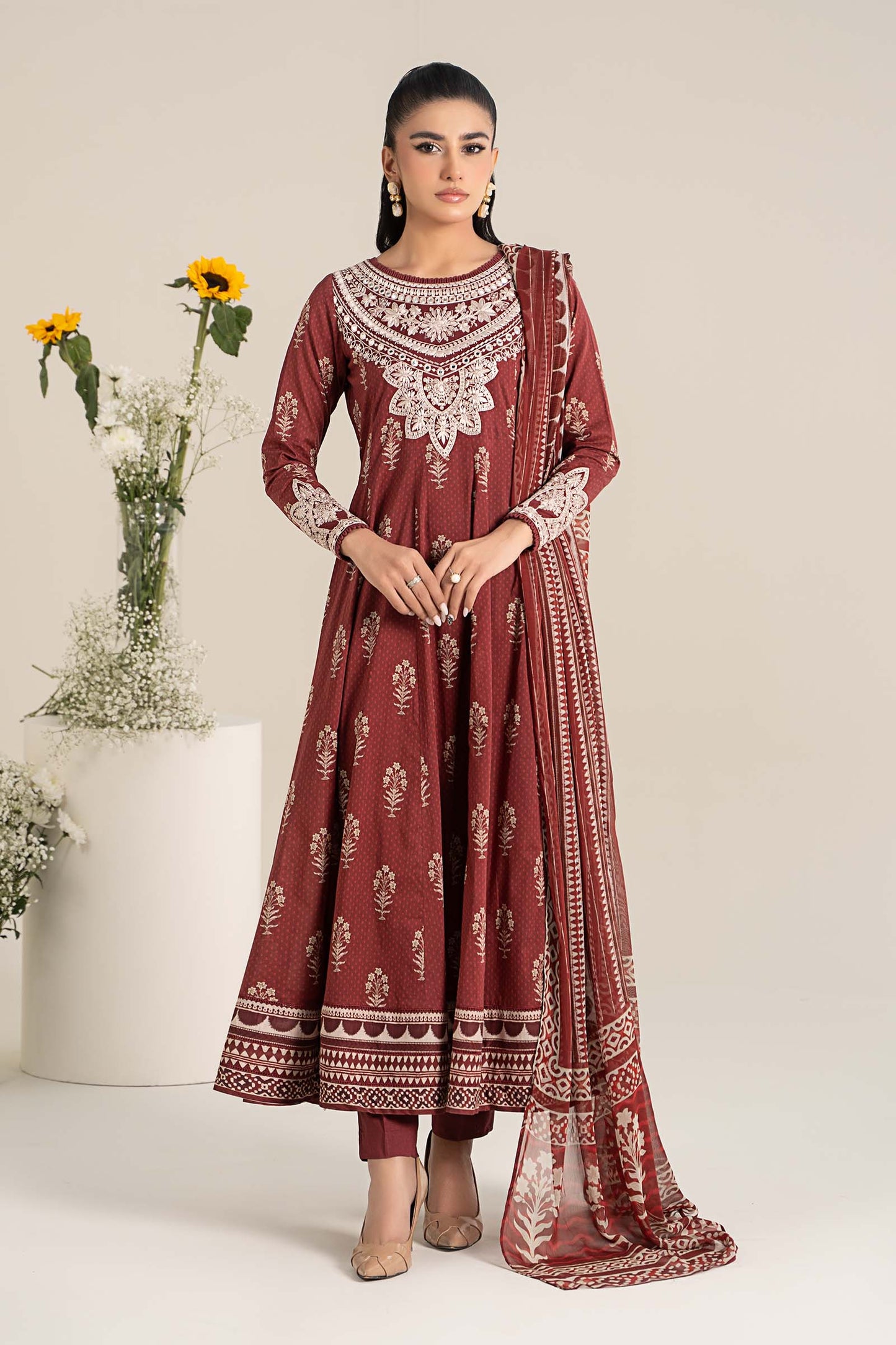 3 Piece Printed Lawn Suit