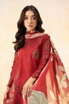 3 Piece Embroidered Dobby Lawn Suit