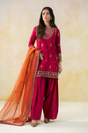 3 Piece Embroidered Dobby Lawn Suit