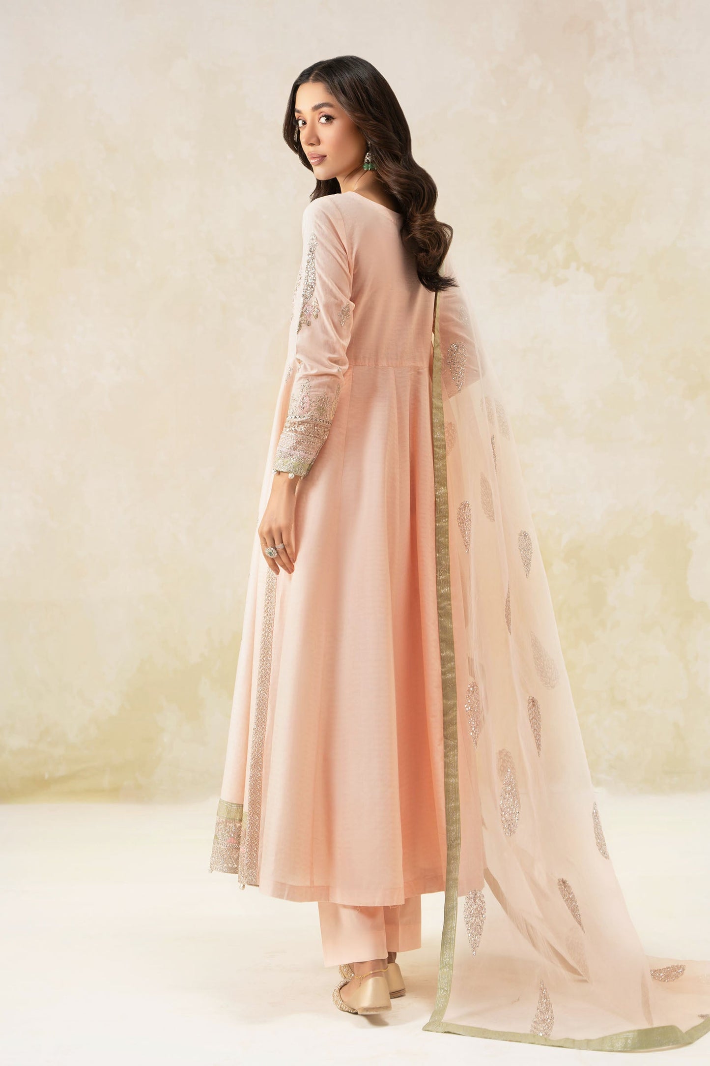 3 Piece Embroidered Doby Lawn Suit