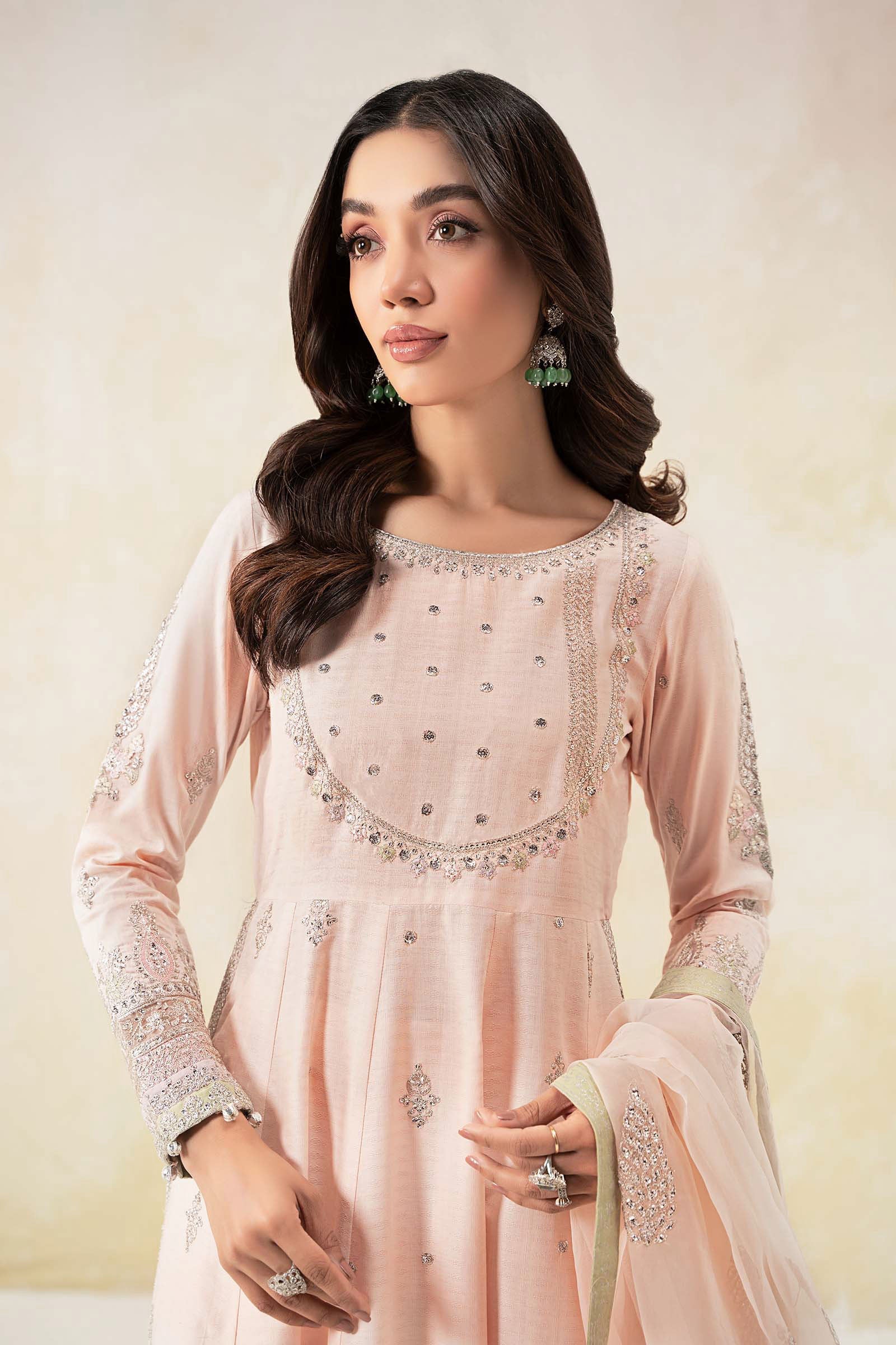 3 Piece Embroidered Doby Lawn Suit
