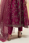 3 Piece Embroidered Paper Cotton Suit