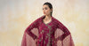 3 Piece Embroidered Paper Cotton Suit