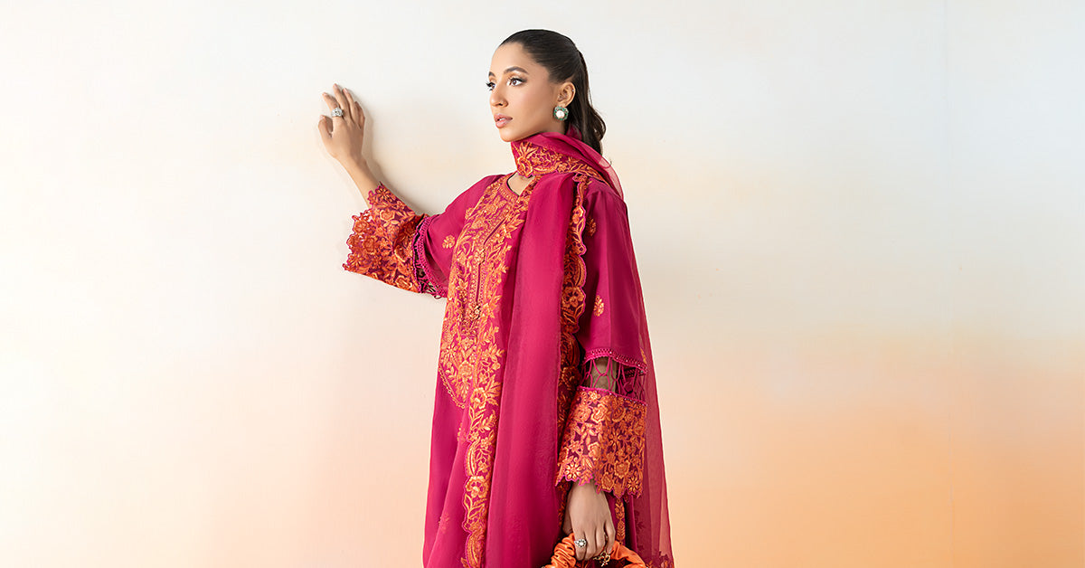 3 Piece Embroidered Lawn Suit