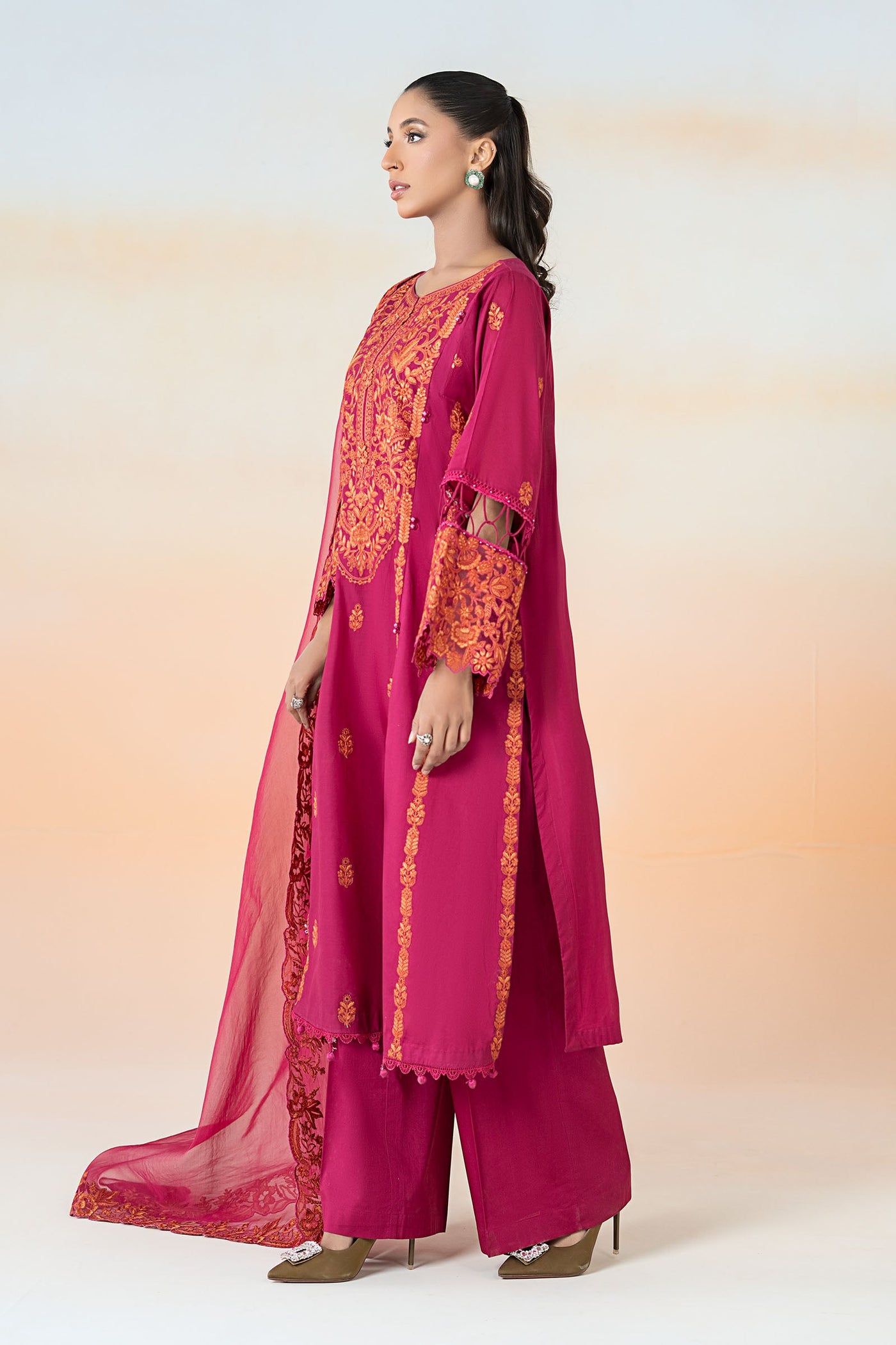 3 Piece Embroidered Lawn Suit
