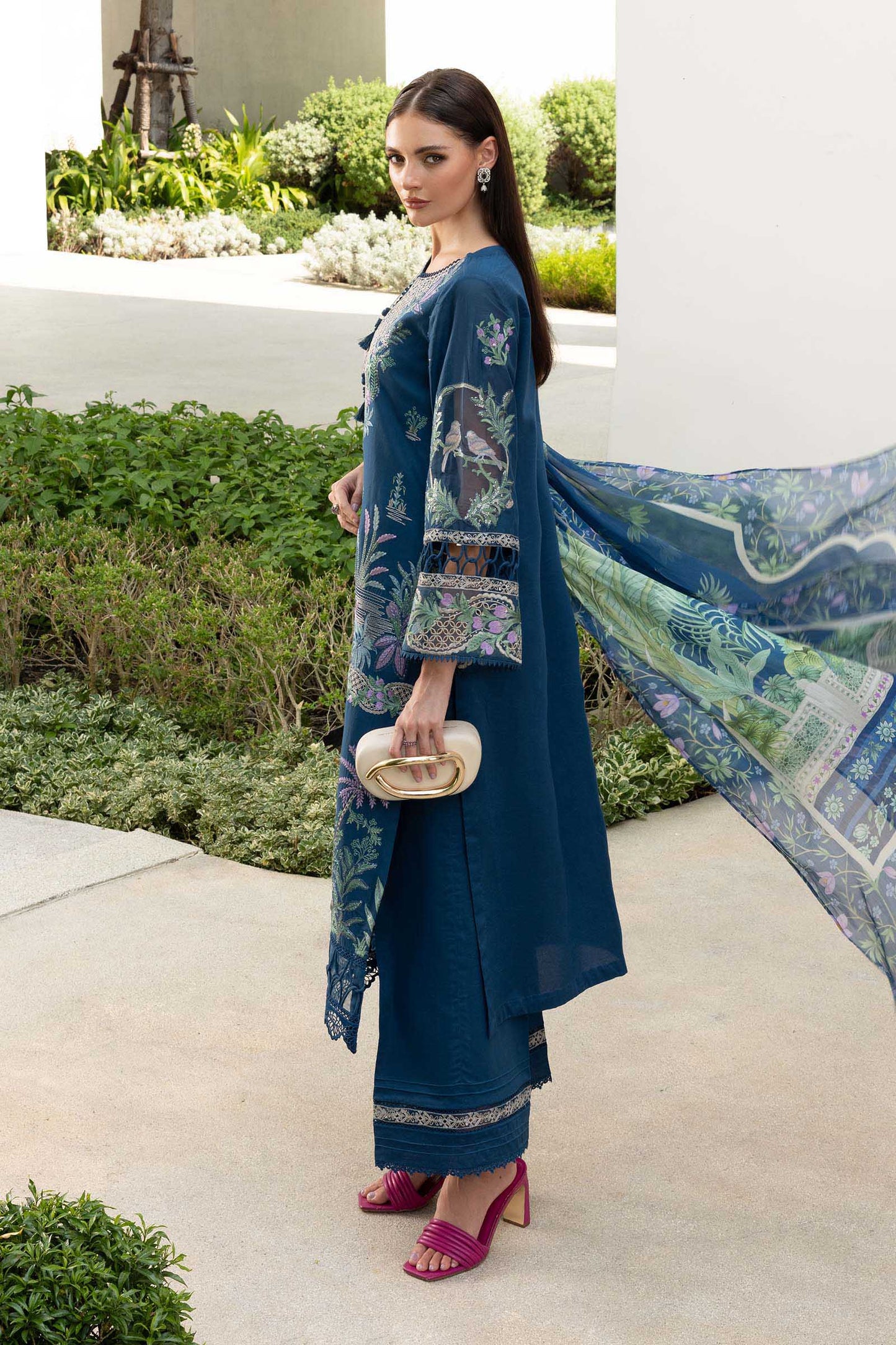 3 Piece Embroidered Lawn Suit