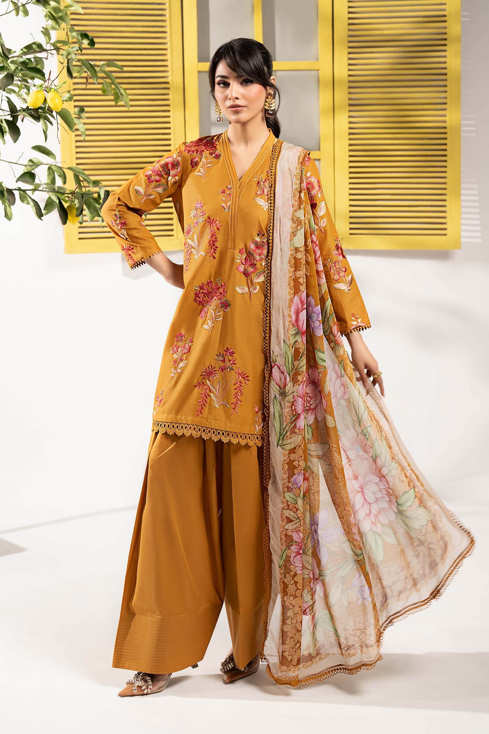3 Piece Embroidered Lawn Suit