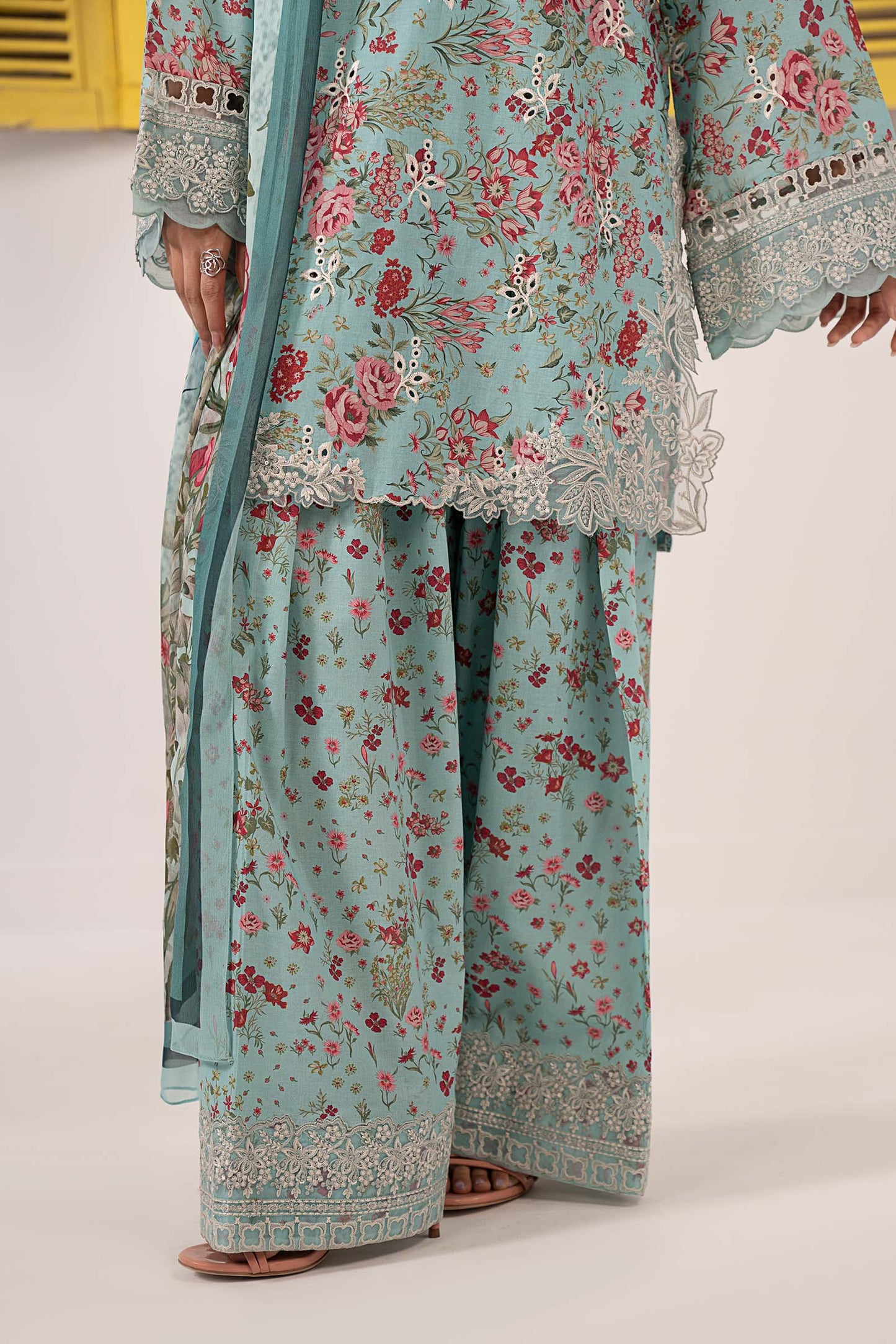 3 Piece Embroidered Lawn Suit