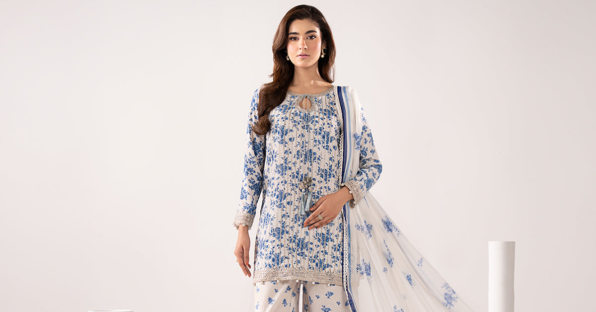 3 Piece Embroidered Lawn Suit