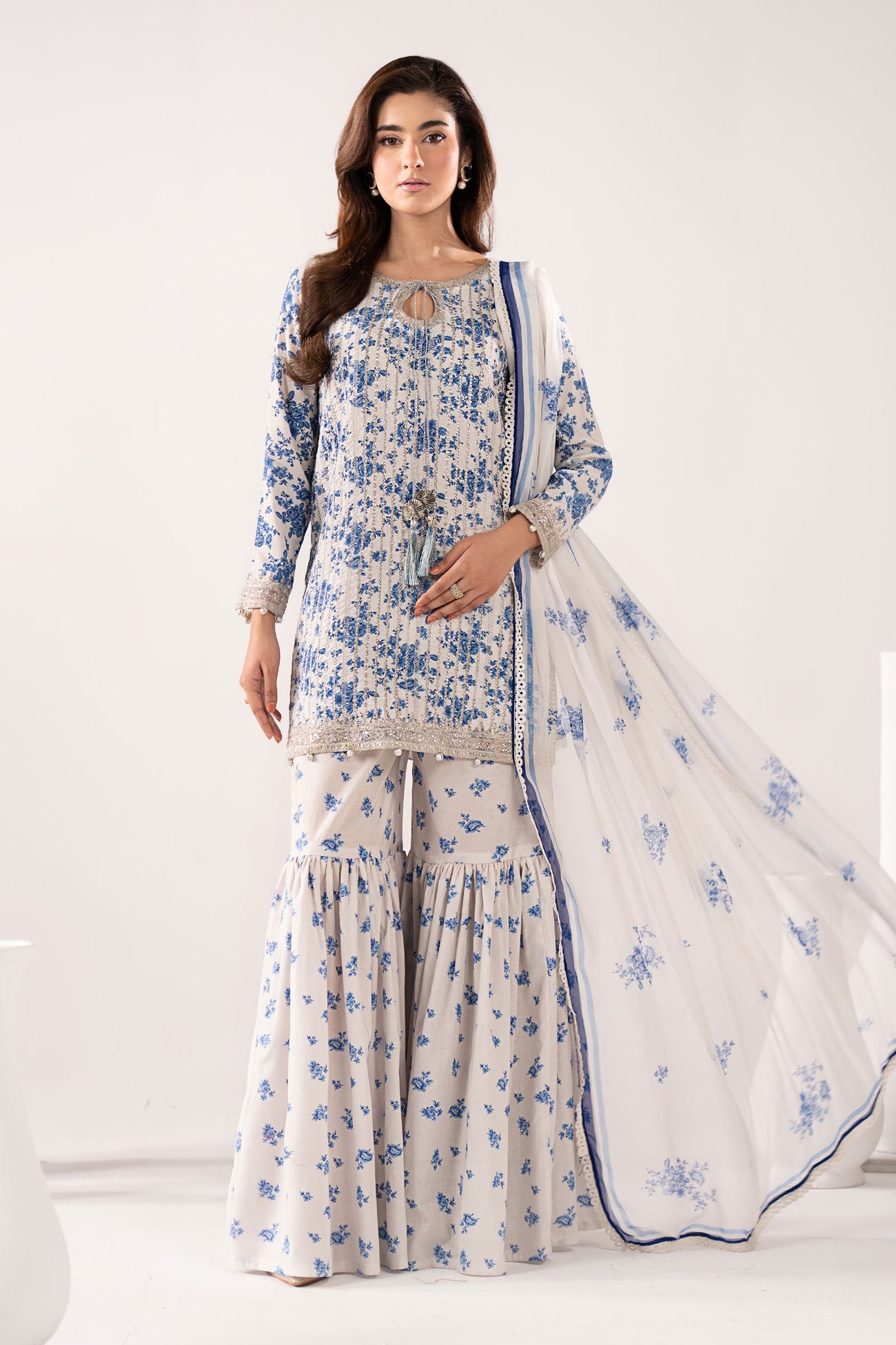 3 Piece Embroidered Lawn Suit