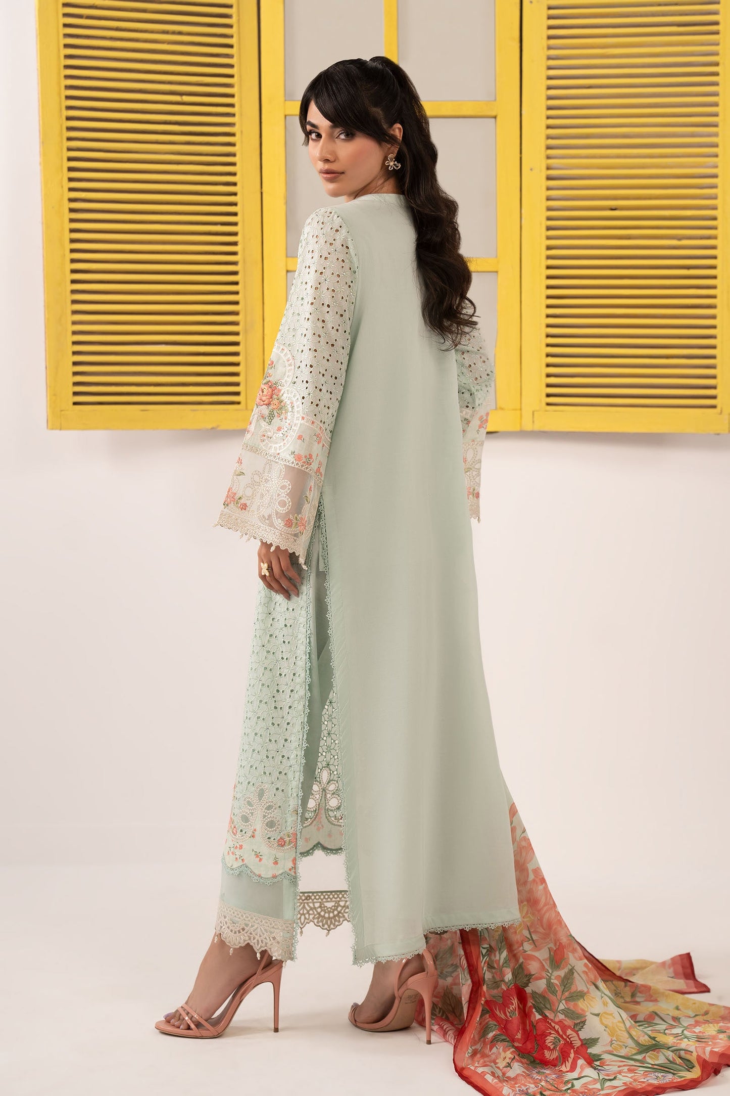 3 Piece Embroidered Lawn Suit