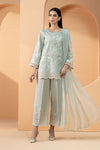 3 Piece Embroidered Dobby Lawn Suit