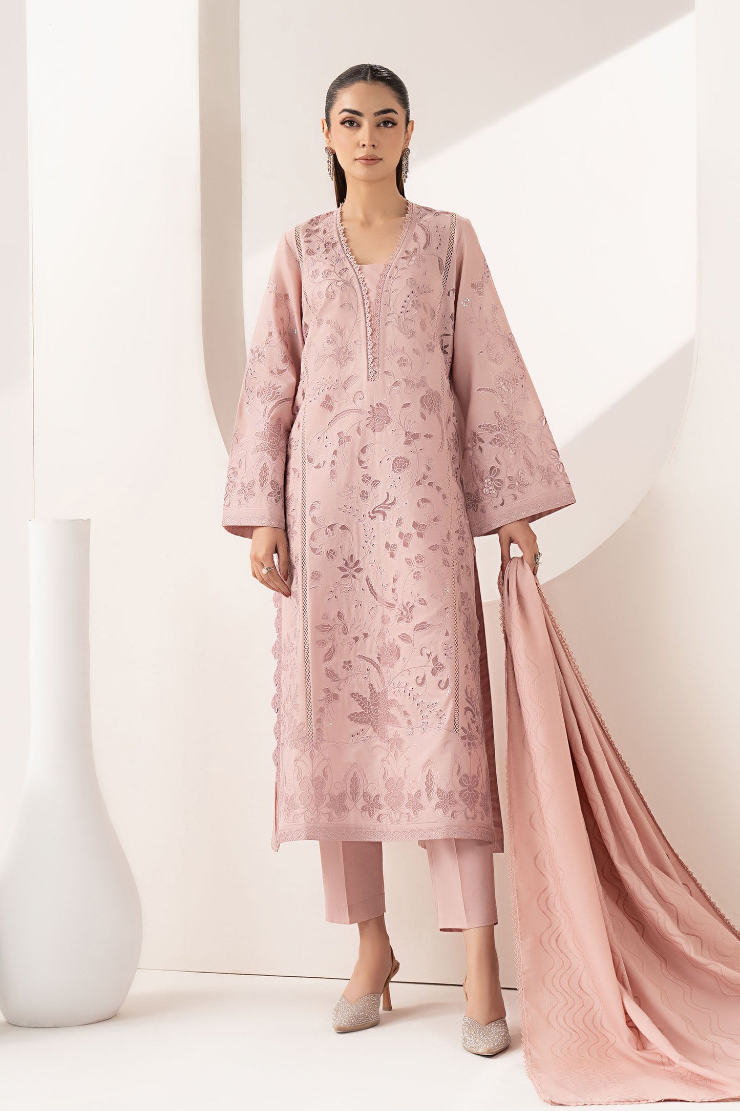 3 Piece Embroidered Lawn Suit