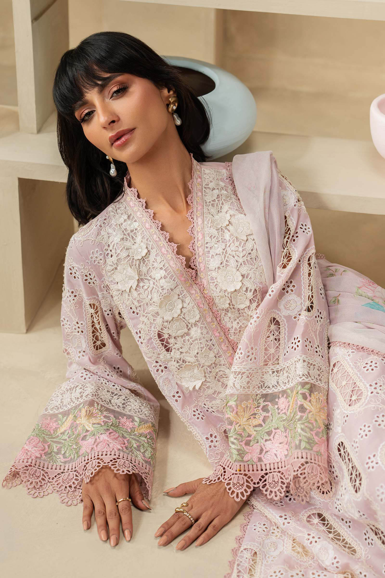 3 Piece Embroidered Lawn Suit