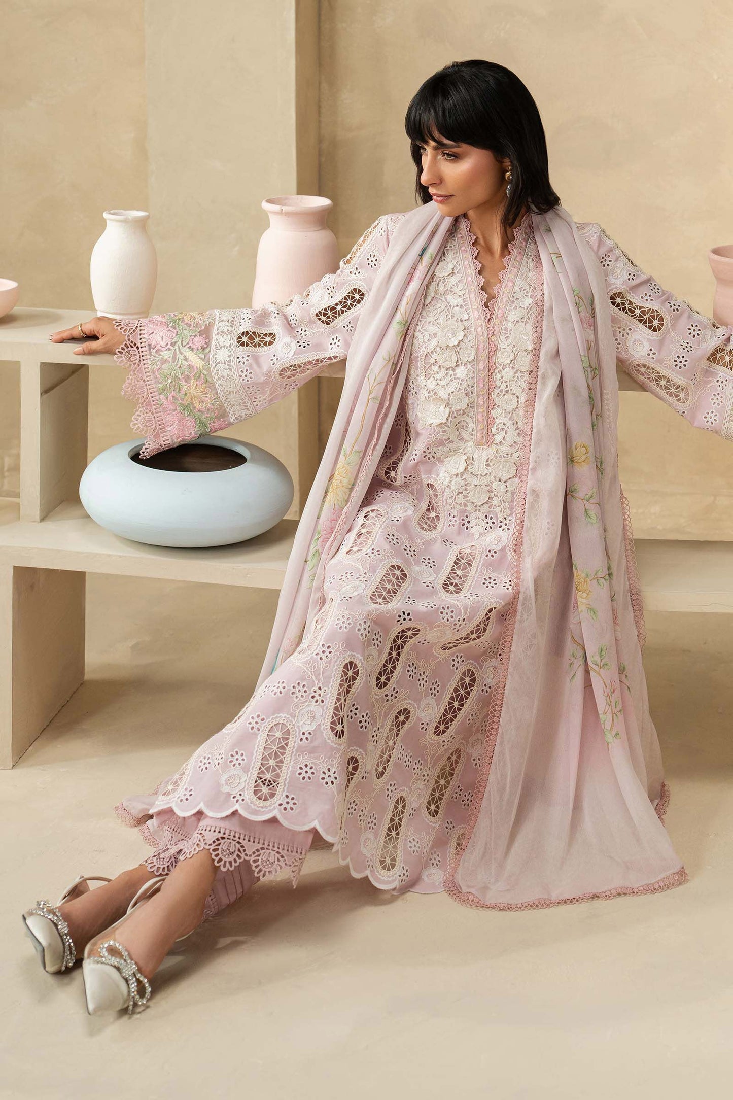 3 Piece Embroidered Lawn Suit