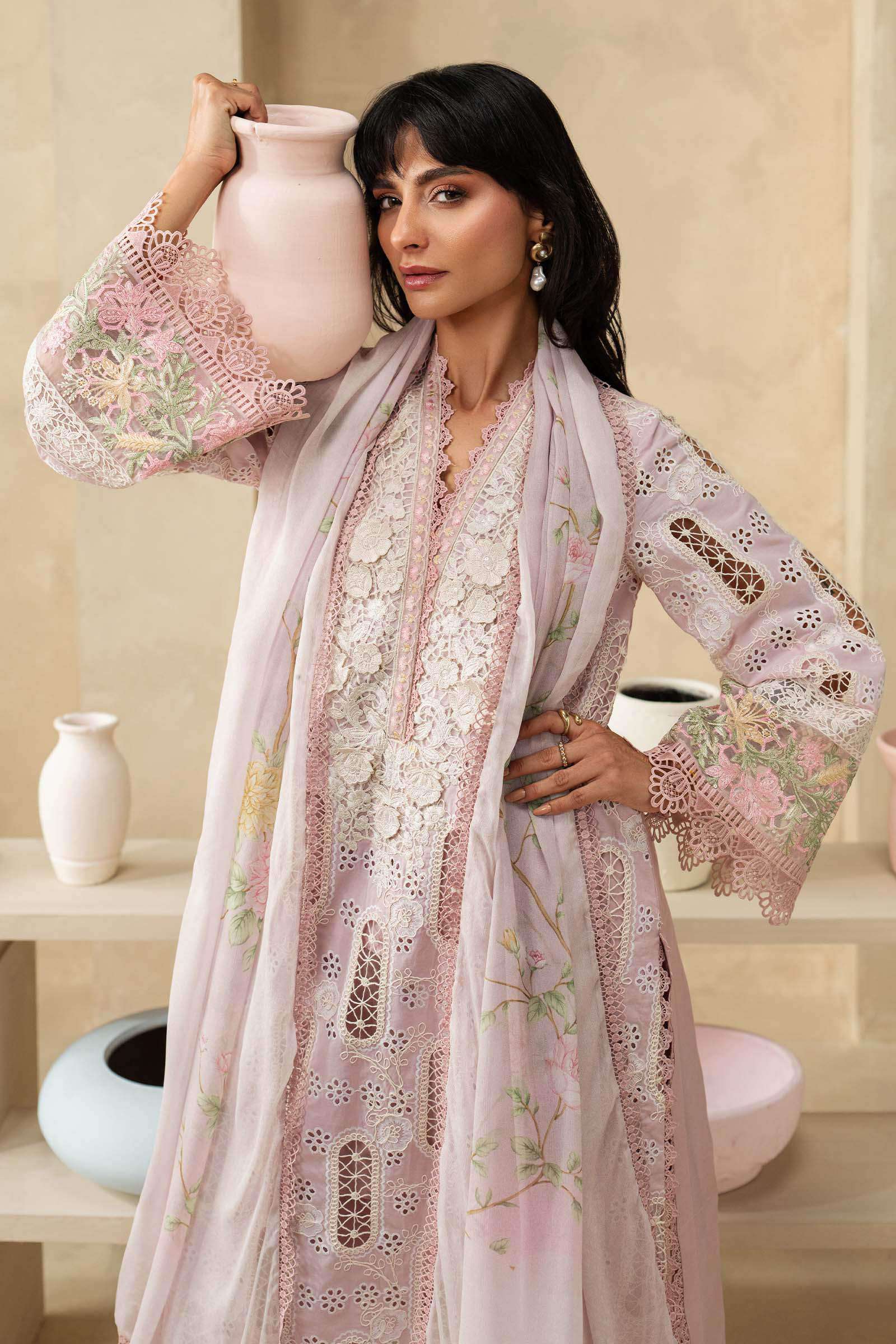3 Piece Embroidered Lawn Suit