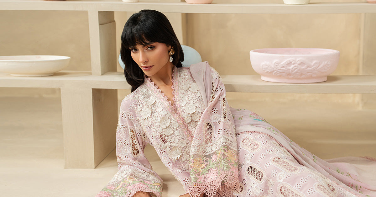 3 Piece Embroidered Lawn Suit