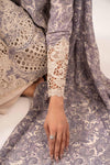 3 Piece Embroidered Silk Suit