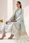 3 Piece Embroidered Paper Silk Suit
