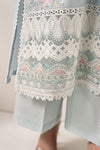 3 Piece Embroidered Paper Silk Suit