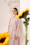 3 Piece Embroidered Paper Silk Suit