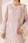 3 Piece Embroidered Paper Silk Suit