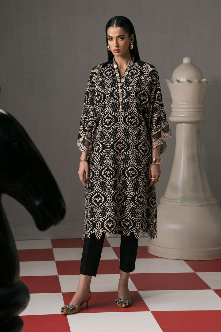 3 Piece Embroidered Lawn Suit All Products DWE2650-ESM-BLK