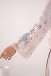 3 Piece Embroidered Pk Raw Silk Suit