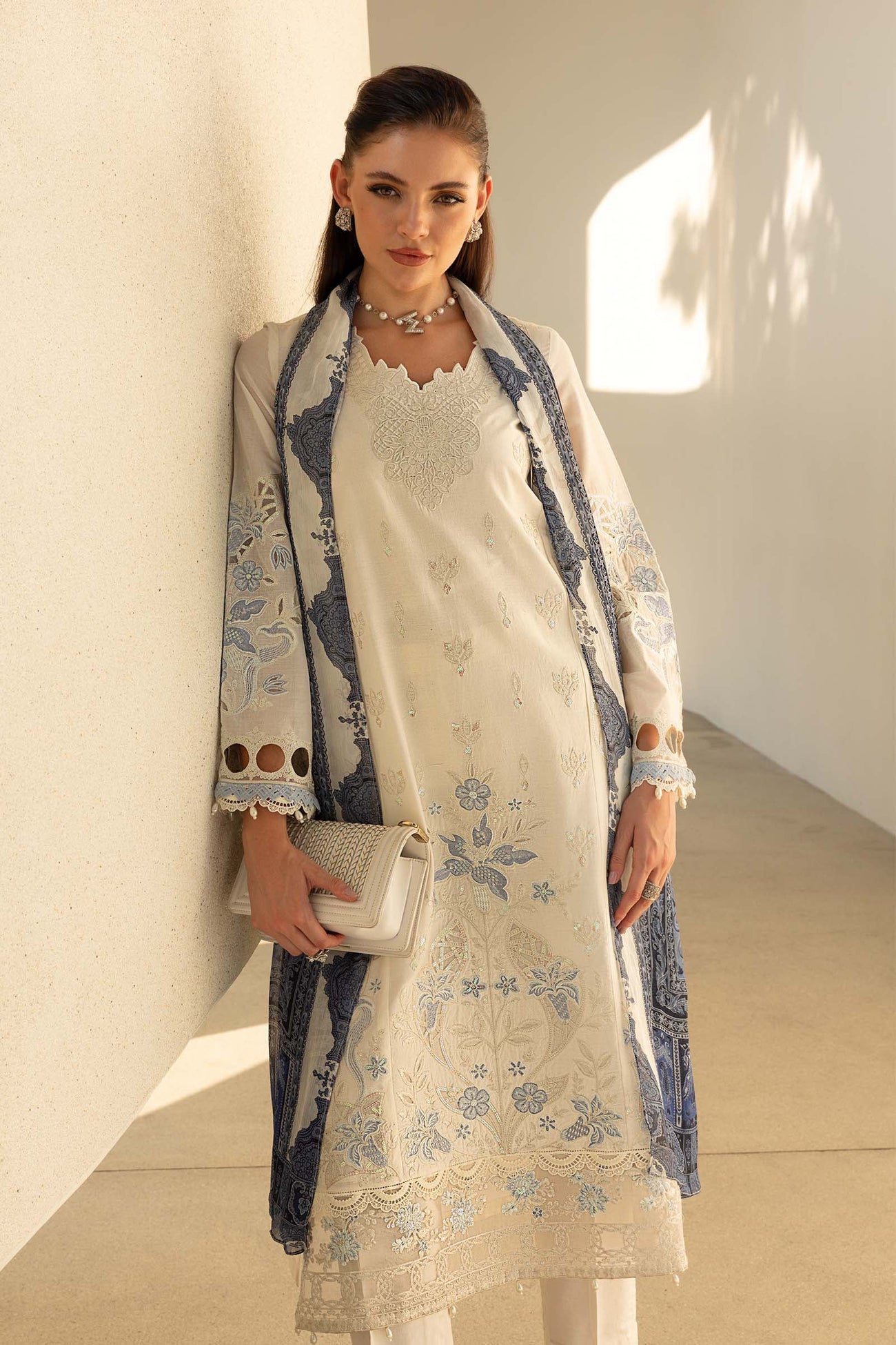 3 Piece Embroidered Lawn Suit