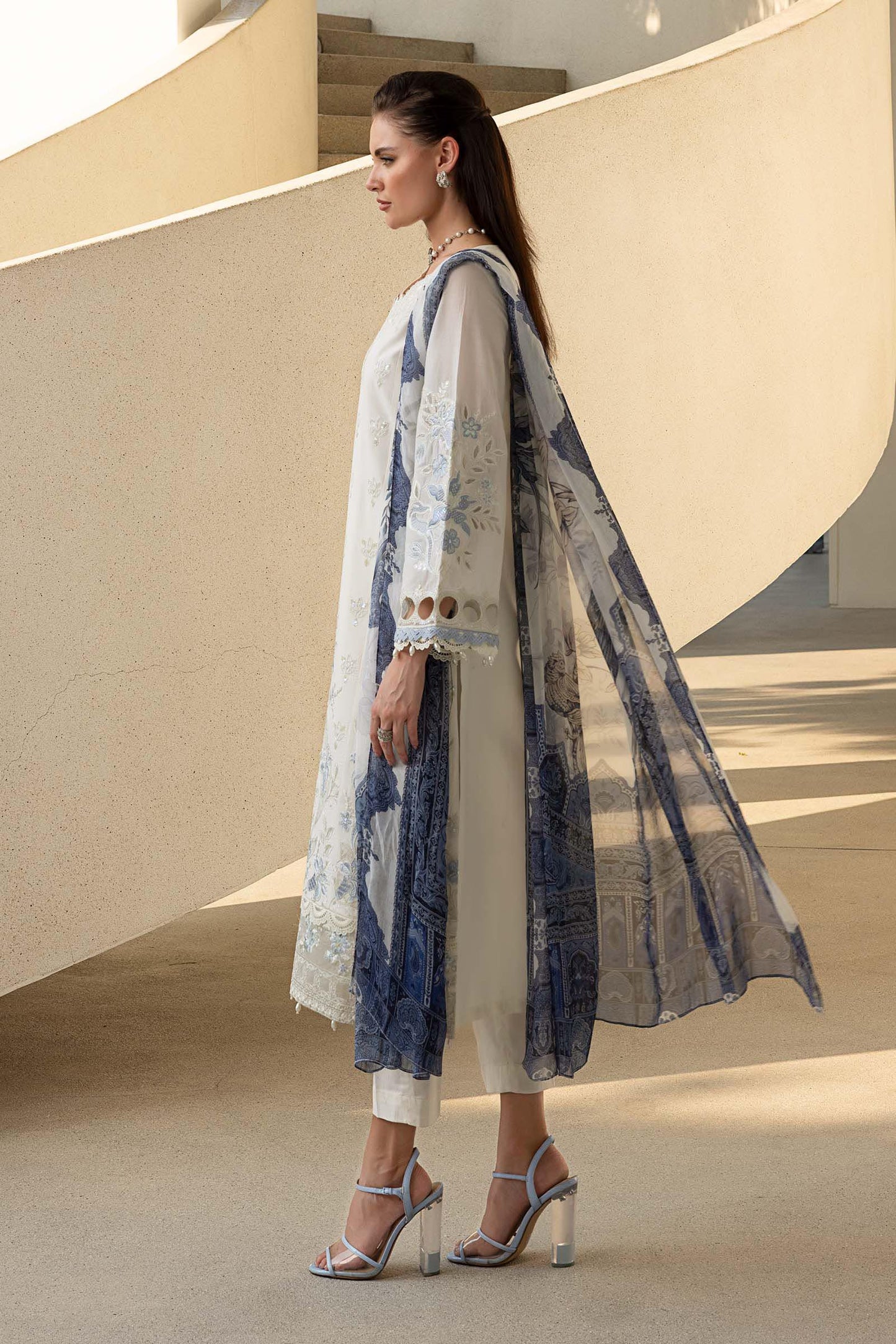 3 Piece Embroidered Lawn Suit