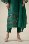 3 Piece Embroidered Dobby Suit