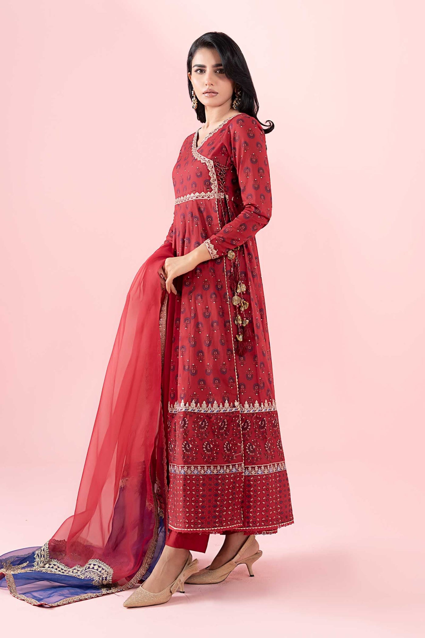 3 Piece Printed Lawn Suit |  DW-EA25-64