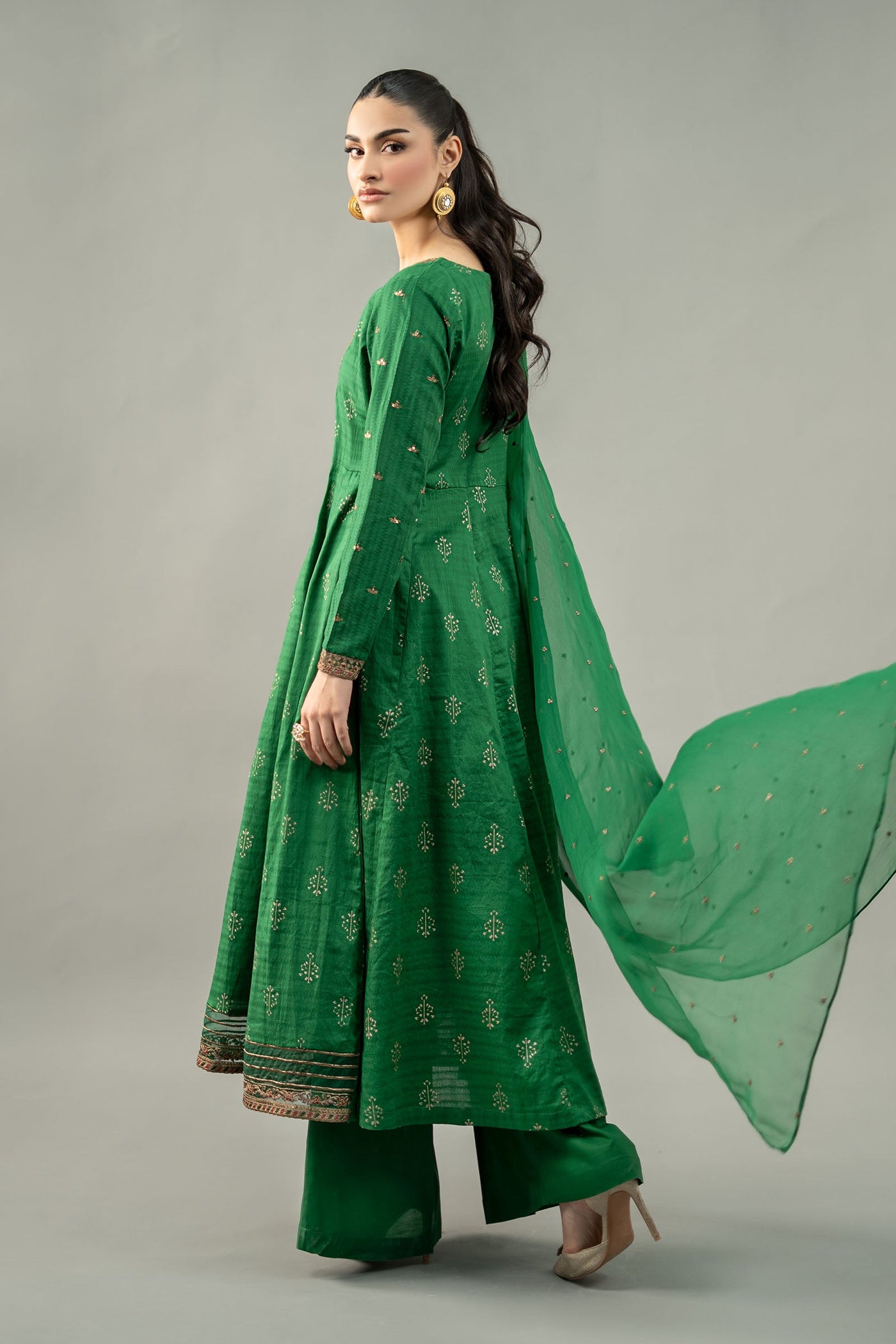 3 Piece Embroidered Suit