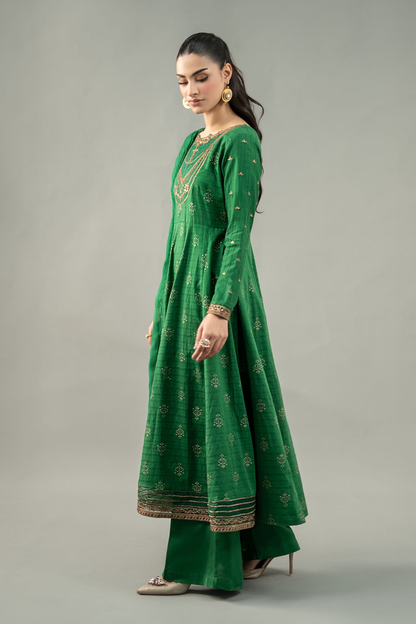 3 Piece Embroidered Suit