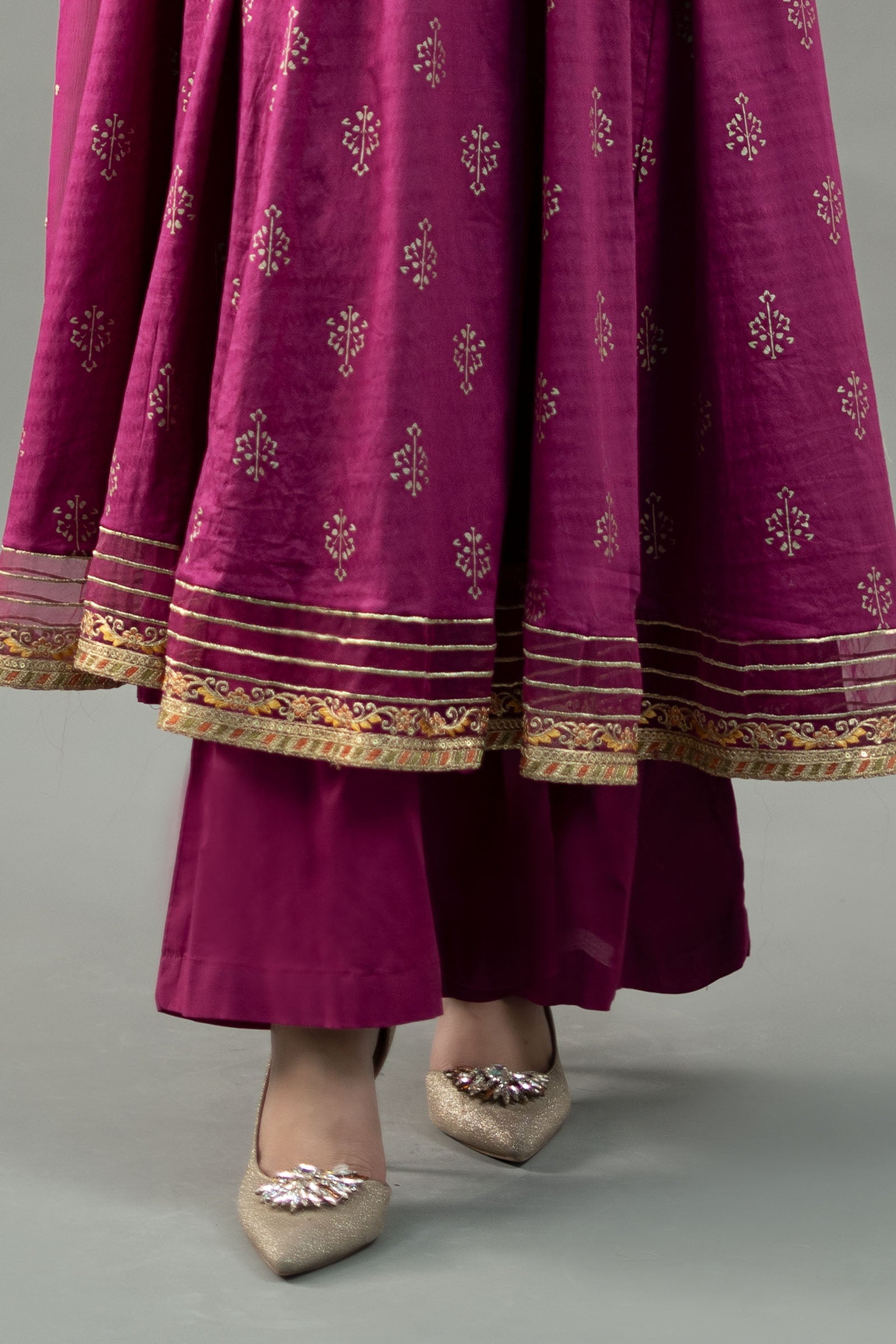 3 Piece Embroidered Suit