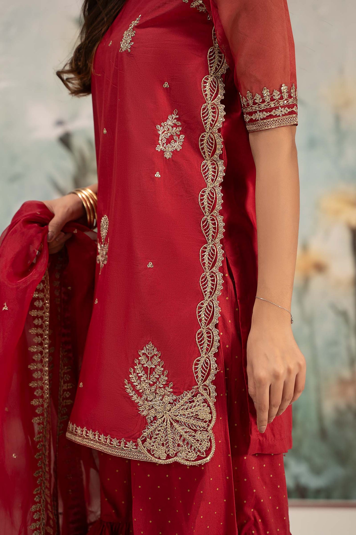 3 Piece Embroidered Lawn Suit