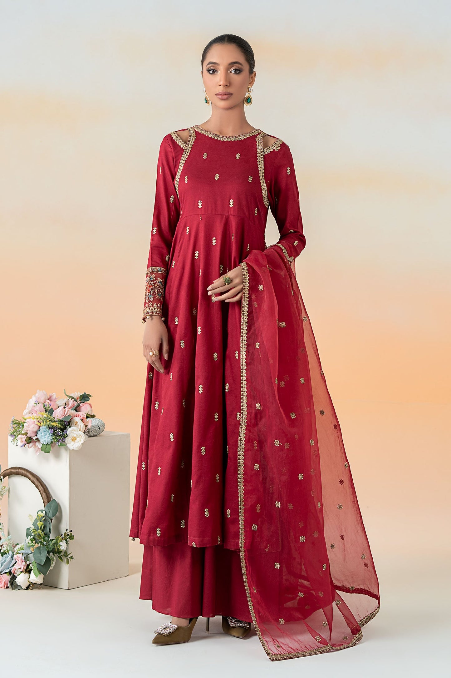 3 Piece Embroidered Lawn Suit