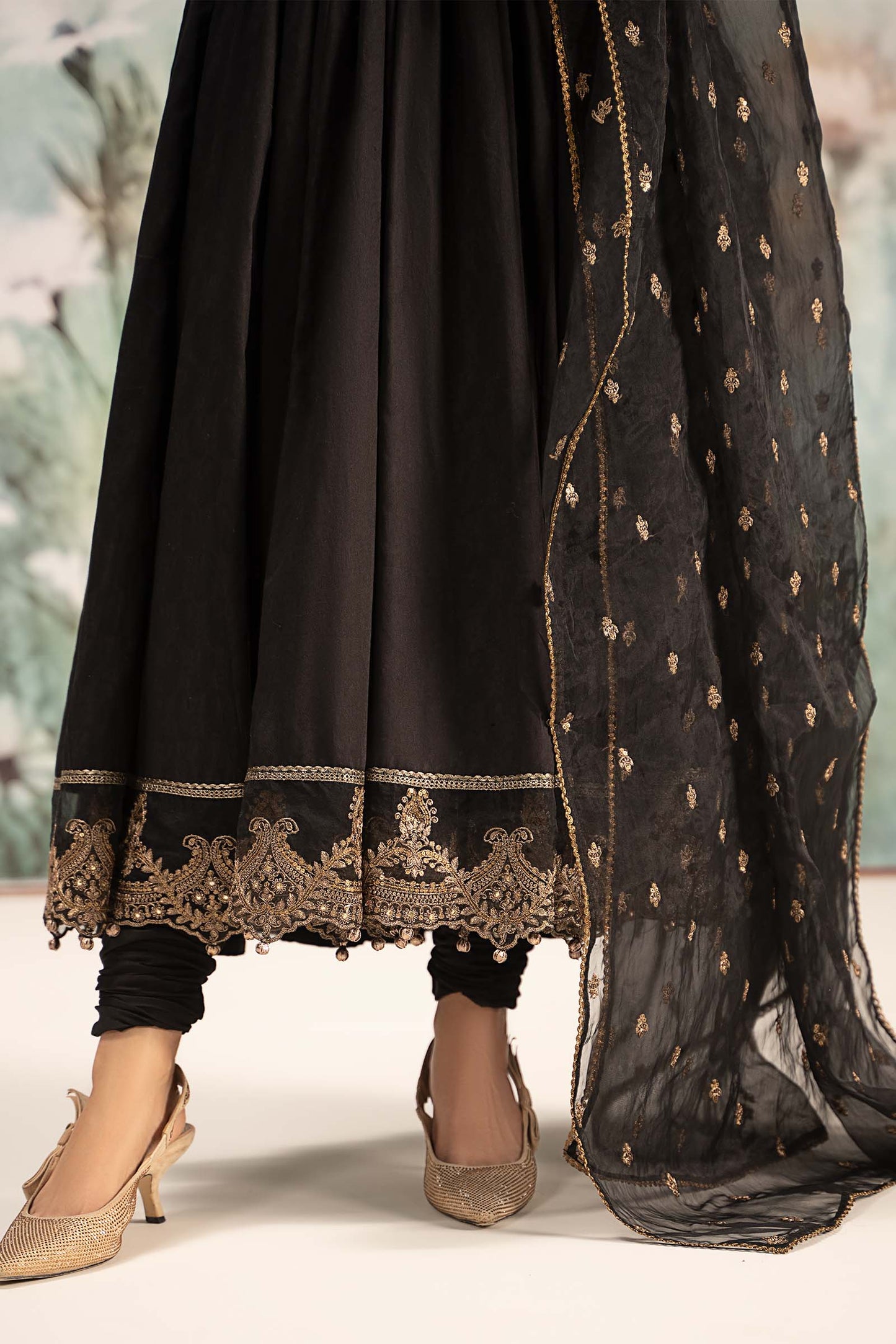 3 Piece Embroidered Self Jacquard Lawn Suit