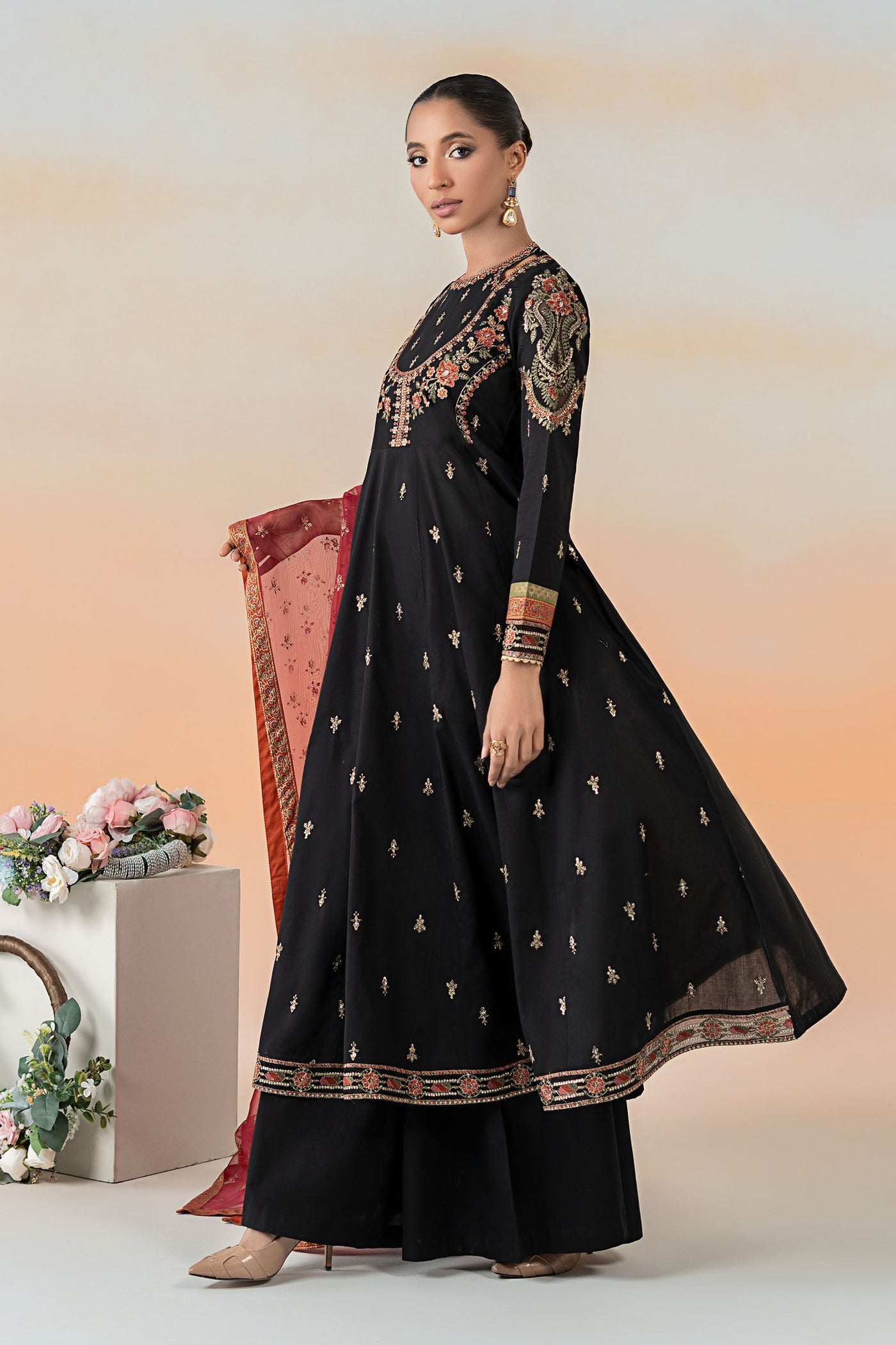 3 Piece Embroidered Lawn Suit