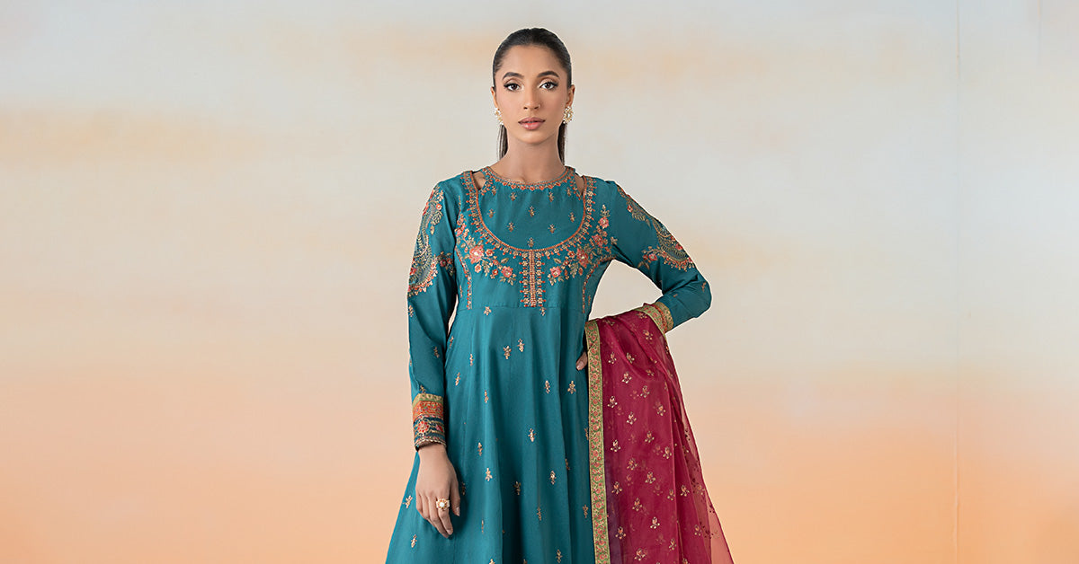 3 Piece Embroidered Lawn Suit
