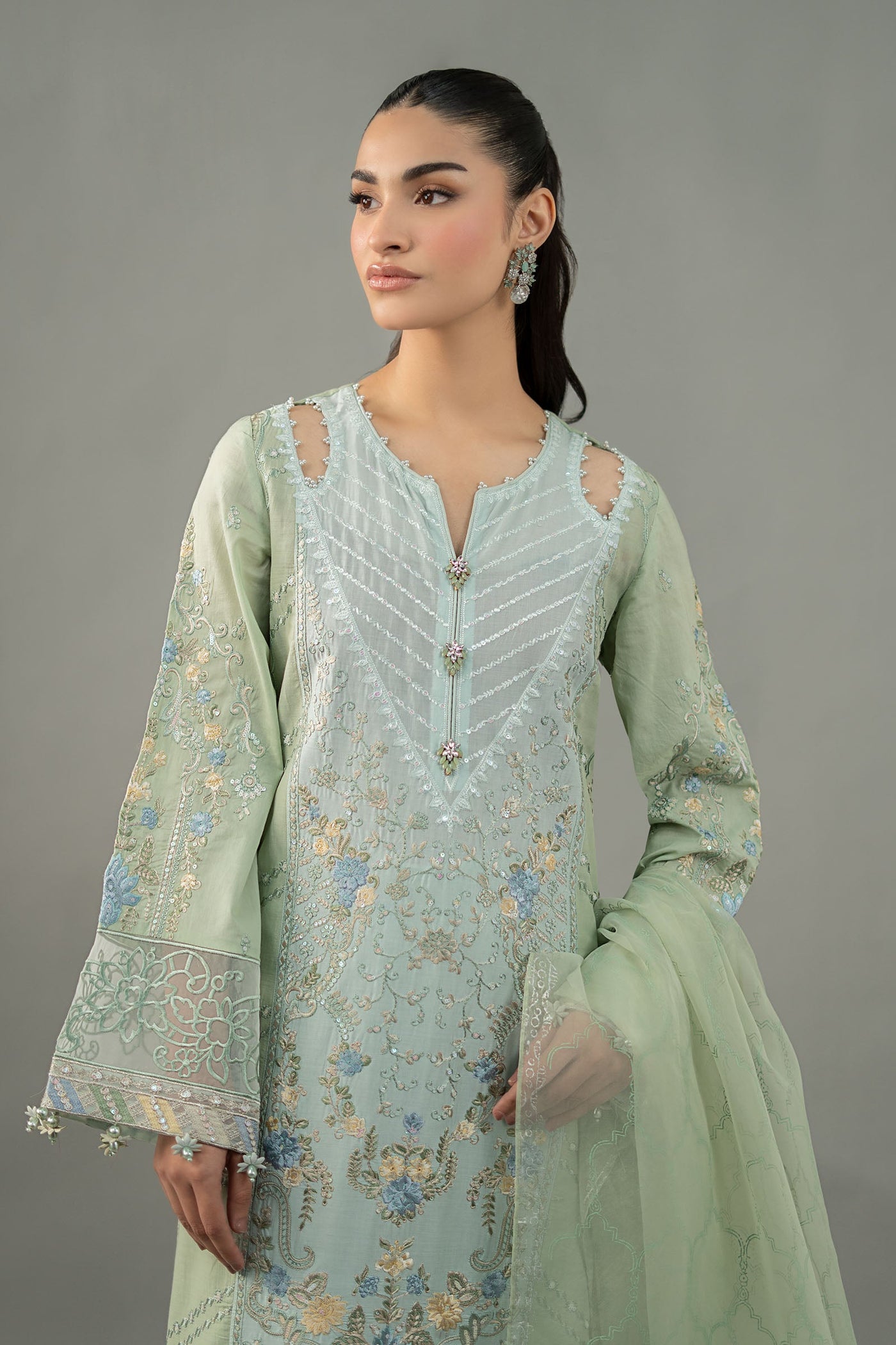 3 Piece Embroidered Lawn Suit